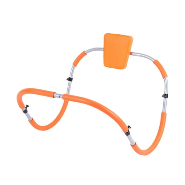 Máquina de abdominales antideslizante para entrenamiento de abdominales. naranja