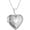 01Silver, variant on Heart Locket Necklace Pendant Dainty Memorial Keepsake Locket Necklace That Holds Pictures Stainless Steel Heart Photo Box Necklace for Women Lover Mother Father Daughter Son Fashion Jewelry Gifts