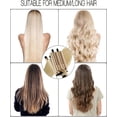 thumbnail image 5 of Rizador de pelo de 5 barriles con calor ajustable, rizador de cerámica para ondas playeras en cabello medio largo., 5 of 5