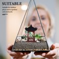 thumbnail image 2 of SHISUYAN Red Realistic Miniature Pavilion Statue for Decoration ABS Material Enhancing Beauty Lightweight, 2 of 8
