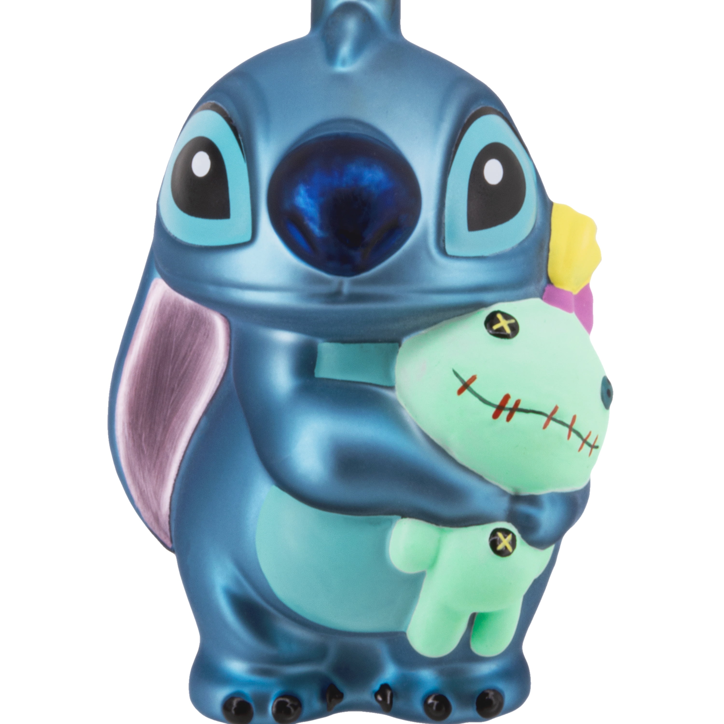 Décoration Hallmark de Noël, Stitch et Scrump, Disney, en verre
