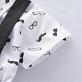 thumbnail image 5 of LNMQLPDBS Boys' Clothing Sets Cute Pattern Prints Button Lapel Romper with Bow Tie & Solid Color Elastic Waist Suspender Shorts 2pcs Outfit 9-12 Month Boy Clothes Newborn Gifts Baby Gentleman Suits, 5 of 7