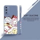 thumbnail image 1 of Hello Kitty Cinnamoroll Kuromi Family Liquid Case For Samsung Galaxy S22 S21 S20 FE Ultra S10 S9 S8 Plus S10e Note 20 10 Lite xuanjing unisex, 1 of 2