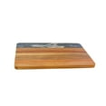 thumbnail image 2 of Black Marble/Acacia Wood Rectangle Board, 2 of 4