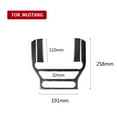 thumbnail image 2 of Replacement For Mustang 2015-2017 Car CD Player Panel Cover Trim Carbon Fiber Decorations Set, 2 of 8
