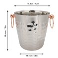 thumbnail image 4 of Barril de hielo del barril de vino de champán del acero inoxidable 3L cubo de hielo cafés para la barra casera ANGGREK Otros, 4 of 8