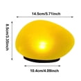 thumbnail image 3 of 1 Pcs Solar Glass Garden Pebbles Outdoor, Decorative Rock Lights for Pathway and Yard Decor, Glowing Stones for Outdoor Landscape Lighting, Waterproof Solar Garden Pebbles (Yellow), 3 of 5