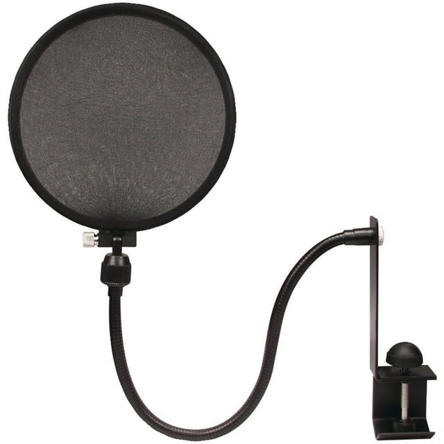 Micrófono Pop Filter Nady Clamp On Parabrisas de 6 pulgadas SPF-1
