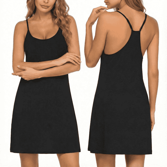 MLDRA Nightgowns For Women Racerback Sleeveless Nightgown Loose And Comfortable Nightgown