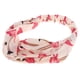 thumbnail image 5 of Cinta para el cabello con turbante elástico con estampado de flamencos para mujer y Blanco, 5 of 9