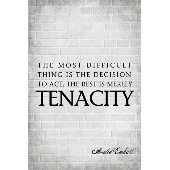 The Most Difficult Thing, motivational poster
