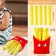 thumbnail image 2 of Food Pillows, Cute French Fry Plushie Toy Stuffed Animals Removable Plush French Fries Funny, Creative Simulation Kawaii Birthday Gift (11.8 Inch), 2 of 4