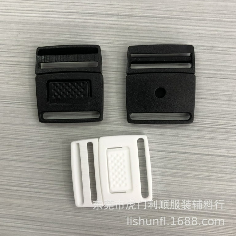 100Pcs Hat Center Release Buckles Detachable Plastic Buckles Strap