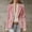 Pink, variant on Zysthvn Single Breasted Lightweight Jacket Women Open Front Casual Long Sleeve Blazer Womens Coats Solid Lapel Work Button Tops