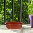 thumbnail image 4 of GAXIRE 2PCS Windowsill Planter Oval Plastic Light Brown For Urban Users Balcony Decor And Smooth Surface, 4 of 8