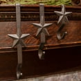 thumbnail image 5 of Wrought Iron Christmas Stocking Hanger 6" - Star - Black (Set of 4) by Park Designs, 5 of 5