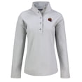 thumbnail image 2 of Women's Cutter & Buck  Gray Washington Commanders Hunts Point Eco Half-Snap Sweatshirt, 2 of 3