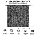 thumbnail image 2 of Blackout Kids Curtains,Paisley Pattern Childrens Insulated Curtains Set Of 2,Bedroom Essentials,Toddler Room Decor 42"x84"(106x213cm), 2 of 4