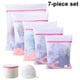 thumbnail image 1 of Juego de 7 piezas de bolsa de lavandería de malla grande reutilizable, bolsa delicada para lavadora, bolsa organizadora de almacenamiento de viaje para lencería, calcetín, ropa Adepaton 2035363-2, 1 of 9