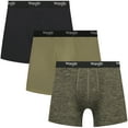 Wrangler Men's Cooling Stretch Nylon Boxer Briefs, 3 Pack