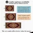 thumbnail image 3 of Kitchen Rugs Sets of 3 Non Slip Washable Kitchen Mats for Floor, Waterproof Kitchen Runner Rug, Floor Mat Carpet for Entryway, Laundry, Sink, Hallway, Bathroom, 3 of 12