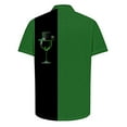 thumbnail image 4 of CHUMUD Mens St. Patrick's Day Shirt Hawaiian Shirts Clover Printed Short Sleeve Beach Top Summer Casual (Avail for Plus Size), 4 of 5