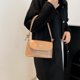 thumbnail image 3 of Cuadrado Satchel Schel Axspit Bag Women PU Colop Cuero Con Correa Ajustable Bowknot Placa Compradores para Viajes, 3 of 9