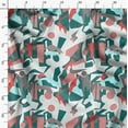 thumbnail image 3 of Soimoi Green Fabric - By the Yard - 56 Inch Wide - Abstract Geometric Textile - Modern and Artistic Fusion for Fashion and Home Printed Fabric, 3 of 6