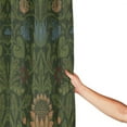 thumbnail image 3 of Victorian William Morris Original Design Vintage Shower Curtain Furniture Bathroom Fabric Decorations Washable Shower Curtain with Hooks, 3 of 7