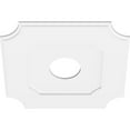thumbnail image 2 of 24"OD x 6"ID x 14 1/4"C x 1"P Locke Architectural Grade PVC Contemporary Ceiling Medallion, 2 of 11