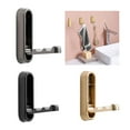 thumbnail image 2 of Clothes Coat Hook Bedroom Robe Hook Invisible Folding Bathroom Towel Hanger, 2 of 11