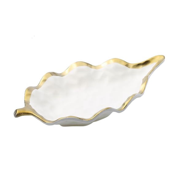 Classic Touch wpl534 10 in. Ceramic Platter Dish