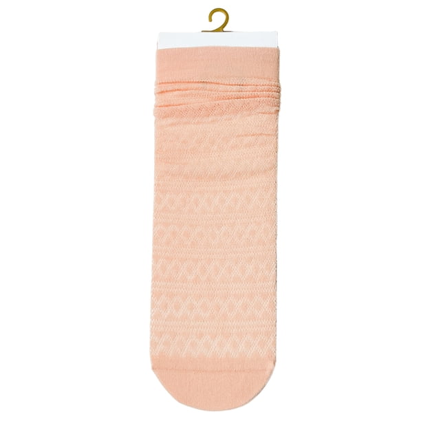Calcetines de falda de bambú finos para mujer: calcetines redondos casuales de colores