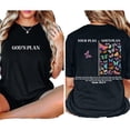 thumbnail image 2 of Christian God's Plan Vintage Graphic T-Shirt for Men and Women, 2 of 6