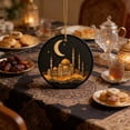 thumbnail image 7 of Staron Ramadan Hanging Decoration, Ceramic Ornament for Home Decor, Crescent Moon Garland for Car Window Door Wall Islam Festival, 7 of 7