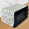 thumbnail image 1 of Fish Microwave Oven Cover, Colorful Ocean Fish Cartoon Pufferfish Blowfish Exotic Japanese Cuisine Theme, Water Resistant Organizer with Pockets for Kitchen, 36" x 12", Multicolor, by Ambesonne, 1 of 4