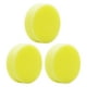 thumbnail image 1 of 3 piezas esponja de limpieza esponja enceradora esponja de cera polaca almohadillas aplicadoras de esponja lavadora limpia herramienta de lavado (amarillo), 1 of 5