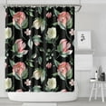 thumbnail image 2 of Waterproof Pioneer Shower Curtain 84x72 Inch Polyester Unique Colorful Floral Shower Curtain for Bathroom Hotel Home Decor with 12 Plastic Hooks, 2 of 5