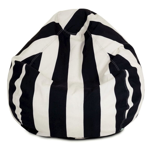 Majestic Home Goods Vertical Stripe Small Bean Bag