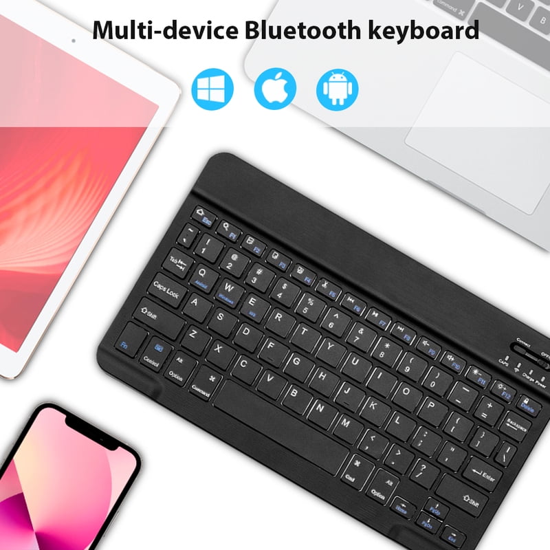 Mini Bluetooth Wireless Keyboard For Android IOS Windows Spanish Russian Arabic Keyboard And Mouse Ipad Keyboard Ipad Accessorie