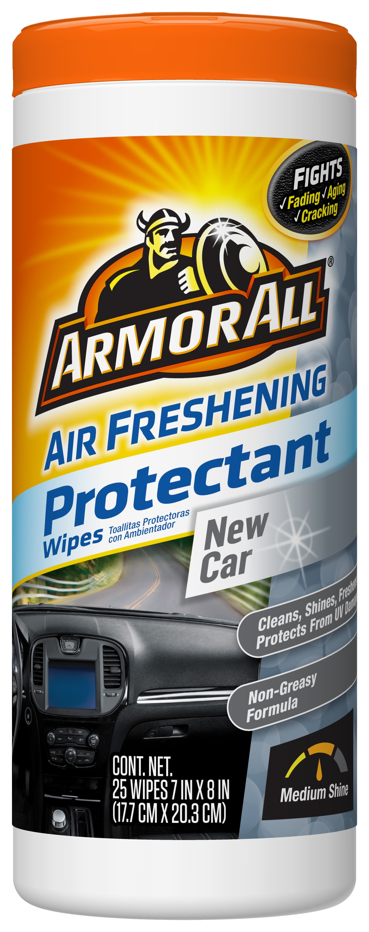 Armor All New Car Scent Air Freshening Car Protectant Wipes (25 Count)
