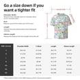 thumbnail image 5 of Goofa Love You Rabbit Printed Men's Casual Short-sleeved Shirt,Lightweight Breathable Button-down,Summer Casual men's top,Versatile Fashion shirt-XX-Large, 5 of 7