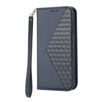 Premium Wallet Case for Samsung Galaxy S23 5G, Allytech Flip Viewing Stand Magnetic Card Slots Case with Detachable Hand Strap for Samsung S23/ Galaxy S23, Blue