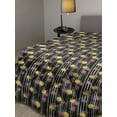 thumbnail image 2 of Tropical Down Alternative Comforter, Energetic Print of Exotic Leaves and Branches, Microfiber Quilt for All Season, 5 Sizes, Yellow Olive Green, by Ambesonne, 2 of 3
