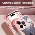 thumbnail image 3 of Casetego Shockproof Bumper Cell Phone Case for Apple iPhone 14 Pro, Pink, 3 of 7