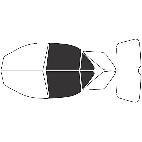 Rvinyl Window Tint Kit Compatible with Kia Sorento 2003-2010 - Back Precut Kit - 20%