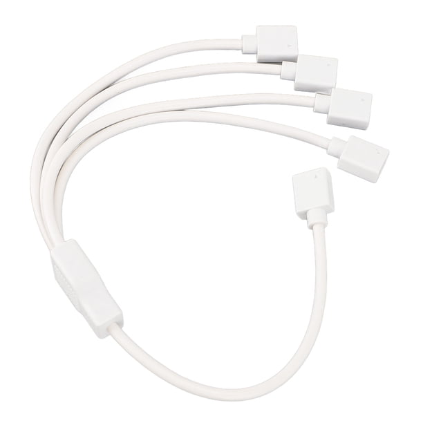 Cable Divisor ARGB De 1 A 4 Pines, Extensión Divisor RGB Direccionable 5 V Hembra A Hembra, Cable Sincronización LED ARGB Para Enfriador CPU Chasis Computadora Y Ventilador ARGB