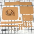 thumbnail image 3 of pitrice DIY Sewing Stitching Womens Leather Bag Making Totes Complete Purse Making Bag Making Material Kit Making Complete Kit Handbag Khaki, 3 of 9