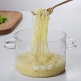 thumbnail image 5 of 1350ml Induction Cooker-Safe High Boron Silicate Glass Cooking Pot with Double Handles - Thickened Transparent Design for Home Use, Ideal for Soups, Noodles & Simmering - 36 Pieces per Carton, 5 of 5