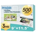 thumbnail image 1 of Hojas laminadoras PANDRI, bolsas laminadoras térmicas, paquete de 500, 1 of 7